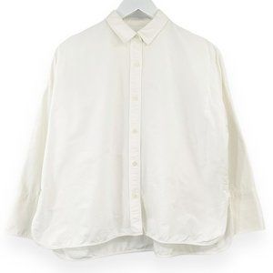 Everlane Women's Off-White Button Down Shirt